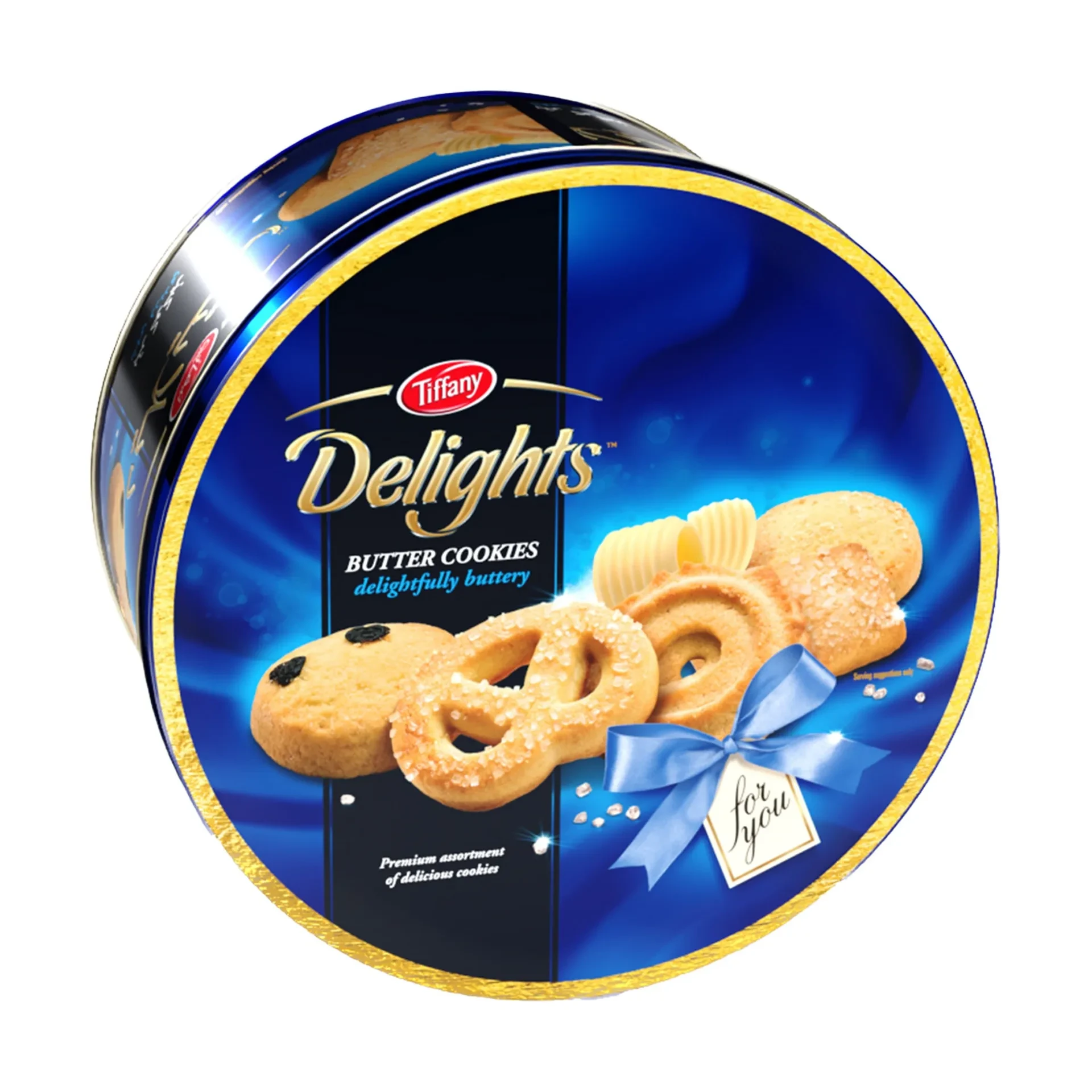 Tiffany Delights Butter Cookies Tin 405 g