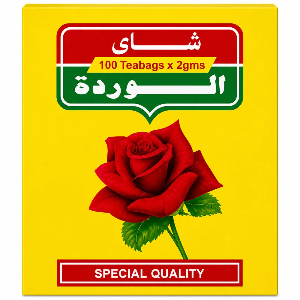 Al Warda Black Tea Bags 100 Tea Bags x 2g