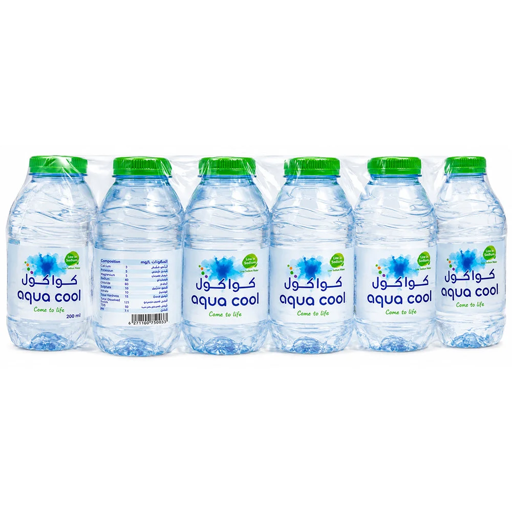Aqua Cool Low Sodium Drinking Water 12 x 200ml
