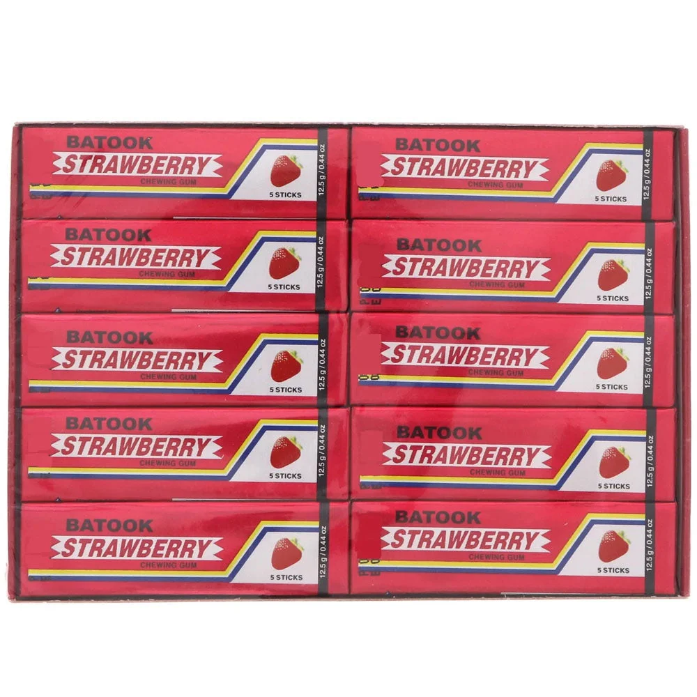 Batook Strawberry Chewing Gum 20 x 12.5 g
