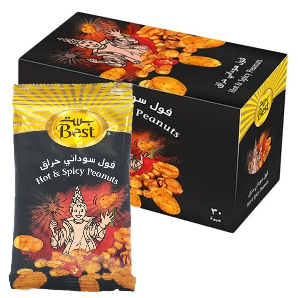 Best Hot & Spicy Flavored Peanuts 13g x 30pcs