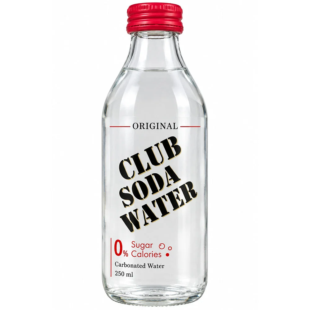 Club Soda Water Original Carbonated Water 250ml
