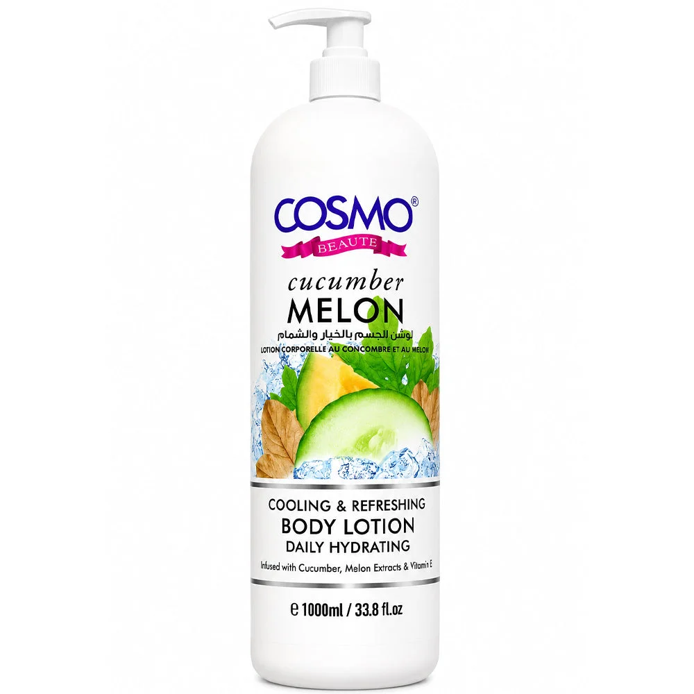 Cosmo Beaute Cucumber Melon Cooling & Refreshing Body Lotion 1000ml