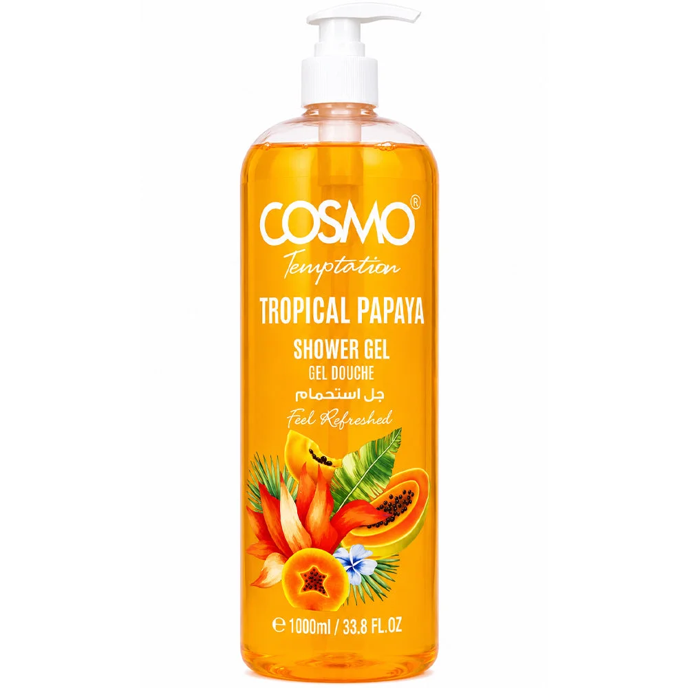 Cosmo Temptation Tropical Papaya Shower Gel 1000ml