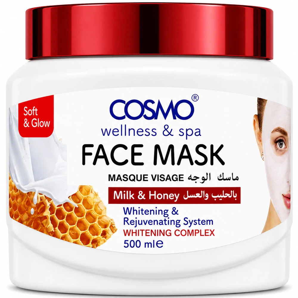Cosmo Wellness & Spa Milk & Honey Face Mask 500ml