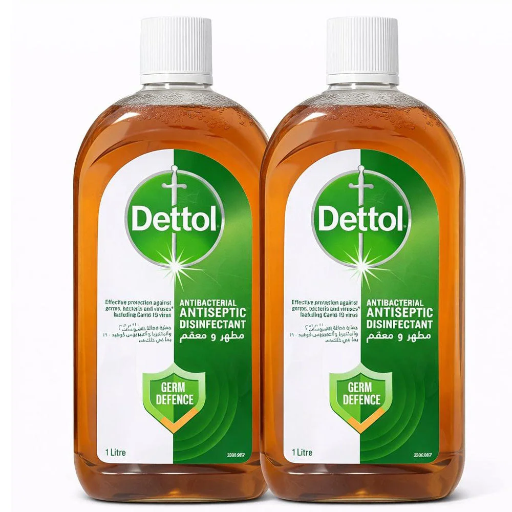 Dettol Antibacterial Antiseptic Disinfectant 1L x 2