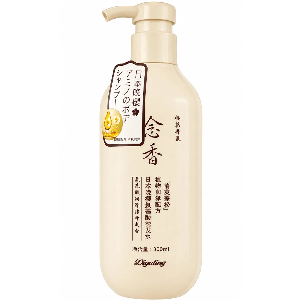 Diyating Japanese Evening Sakura Amino Acid Shampoo 300ml
