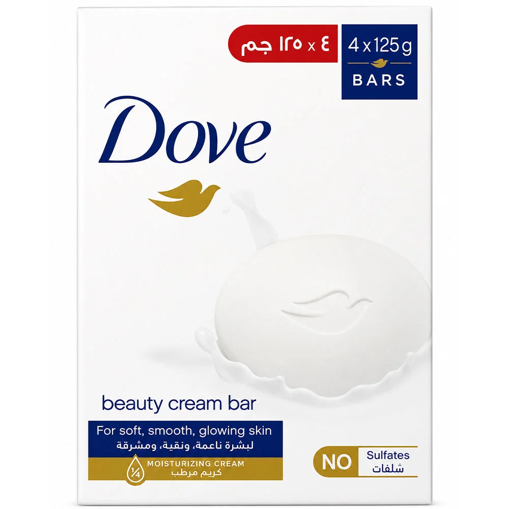 Dove Beauty Cream Bar 4 x 125g