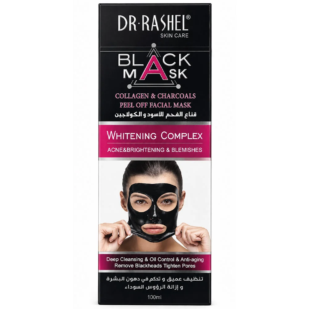 Dr Rashel Black Mask Collagen & Charcoal Peel Off Mask 100ml