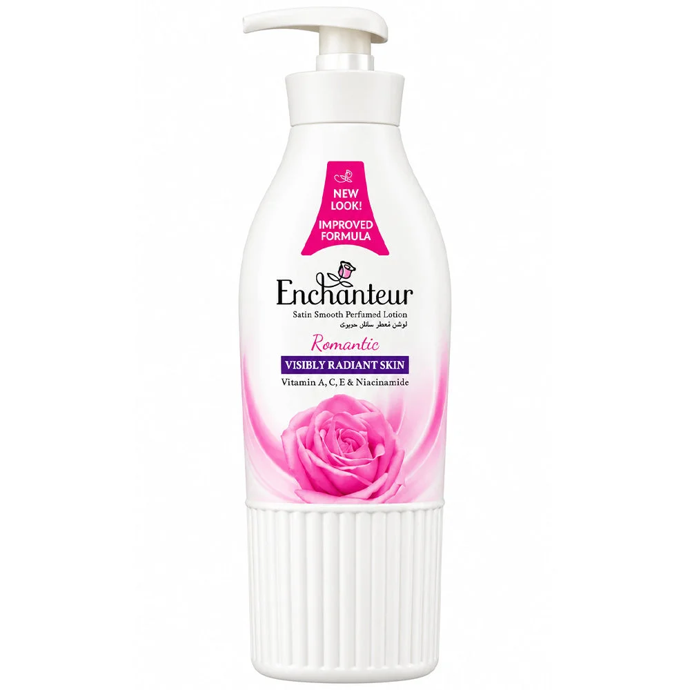 Enchanteur Romantic Satin Smooth Perfumed Body Lotion 400ml