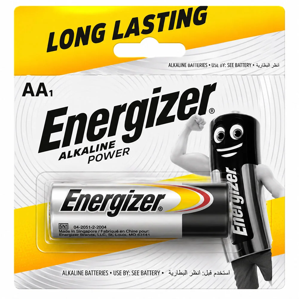 Energizer AA Alkaline Power Battery 1.5V