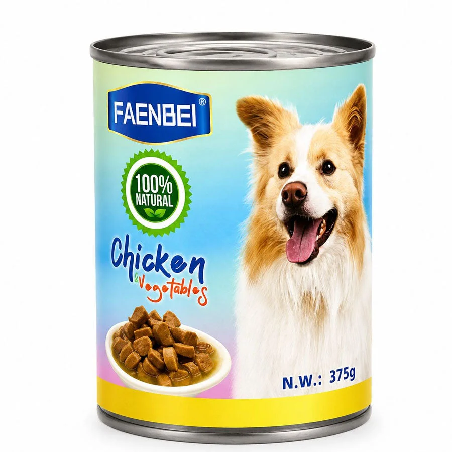 Faenbei Chicken & Vegetables Wet Dog Food 375 G