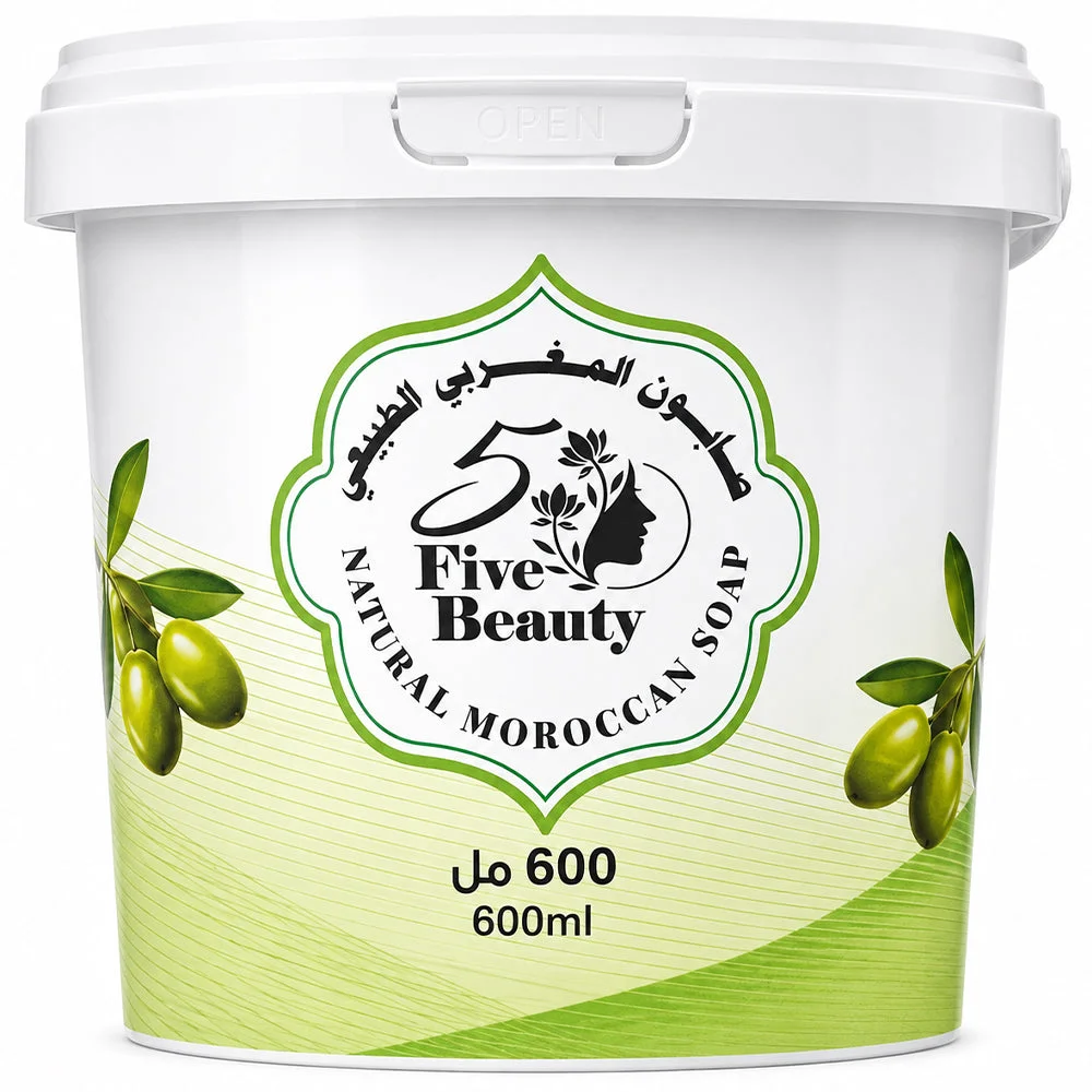 Five Beauty Natural Moroccan Soap 600ml