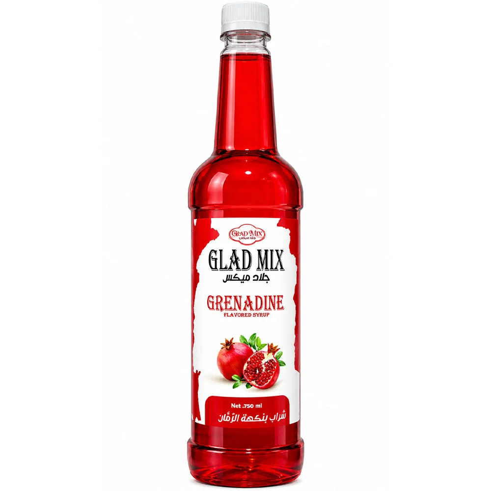 Glad Mix Grenadine Flavored Syrup 750ml