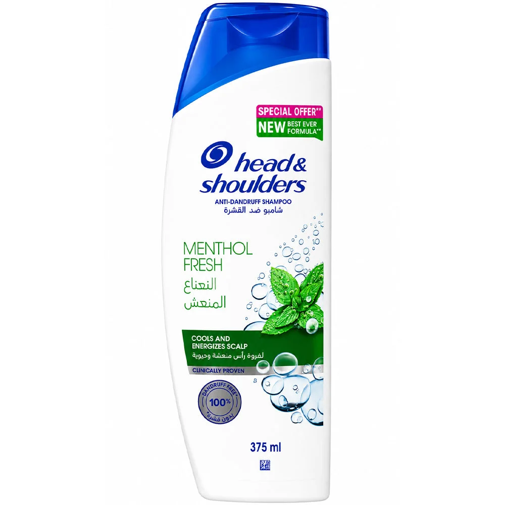 Head & Shoulders Menthol Fresh Anti-Dandruff Shampoo 375ml
