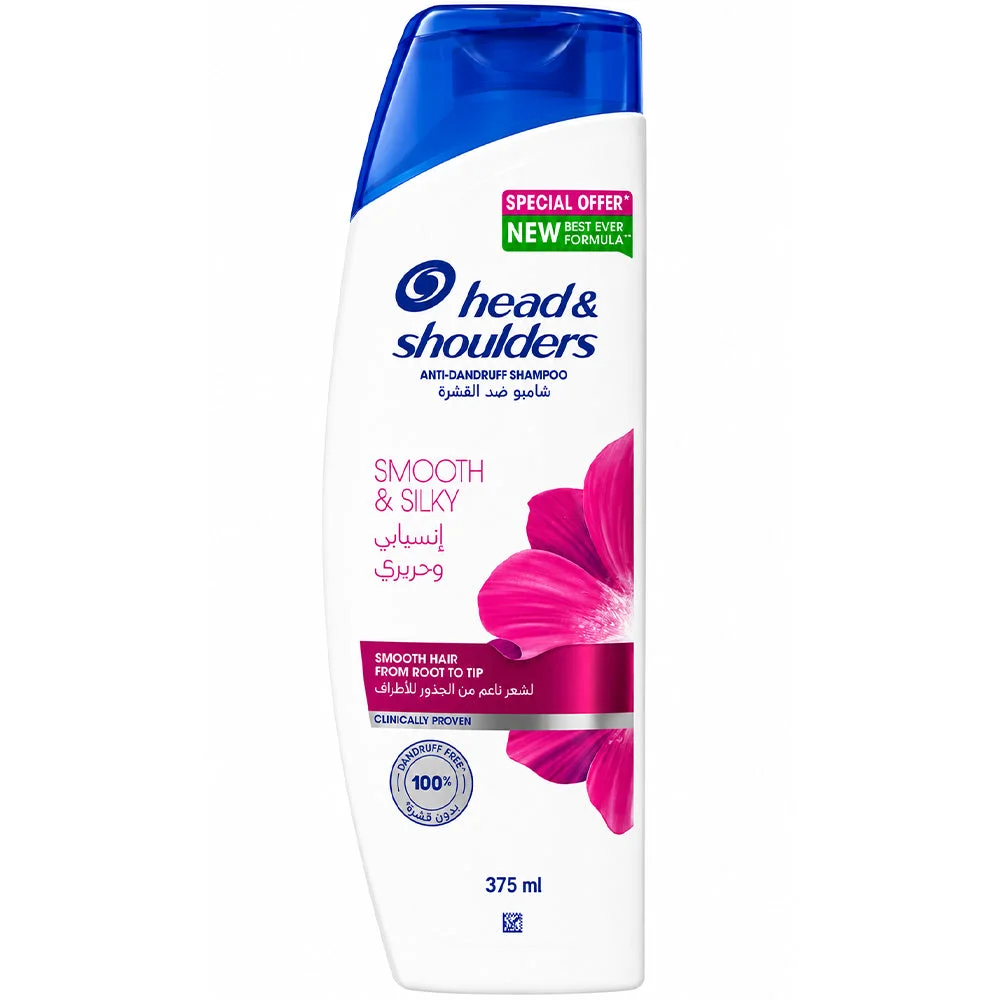 Head & Shoulders Smooth & Silky Anti-Dandruff Shampoo 375ml