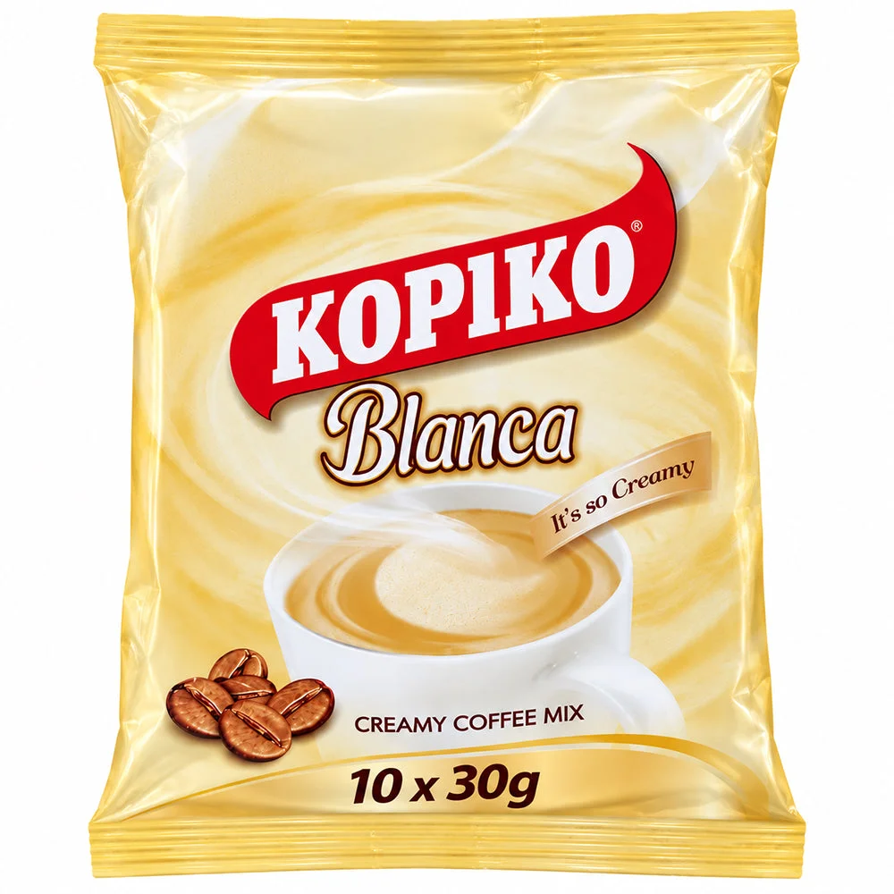 Kopiko Blanca Creamy Coffee Mix 10×30g
