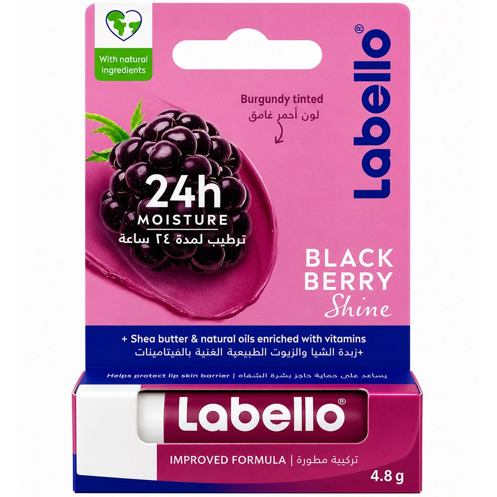 Labello Blackberry Shine Lip Balm 4.8g