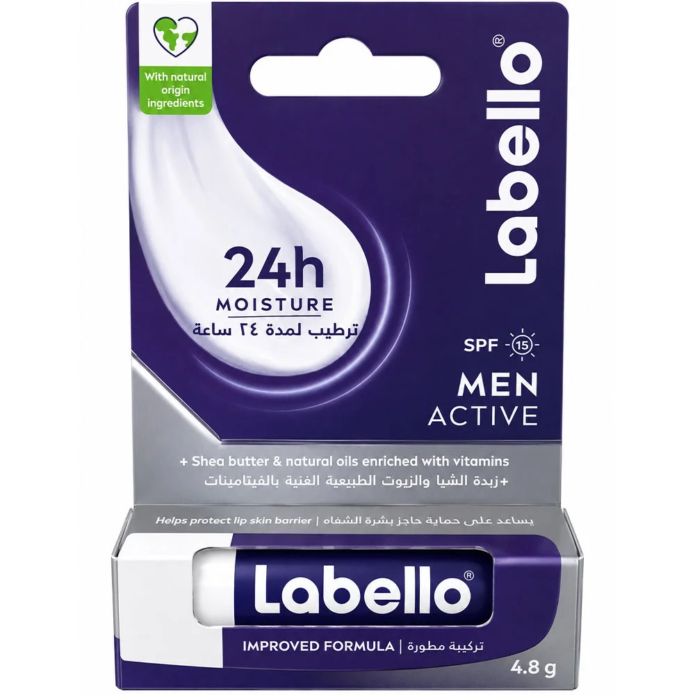 Labello Men Active Lip Balm SPF 15 4.8g