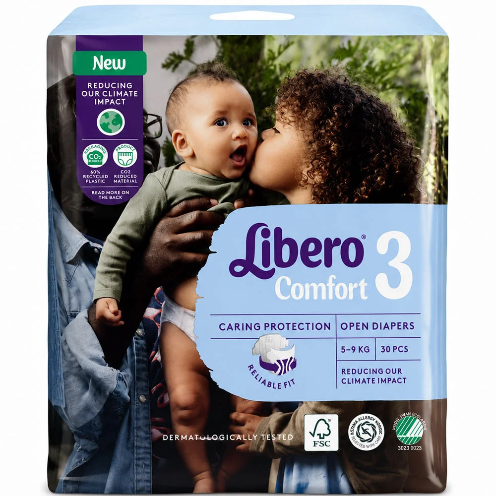 Libero Comfort 3 Baby Open Diapers 5-9kg 30PCS