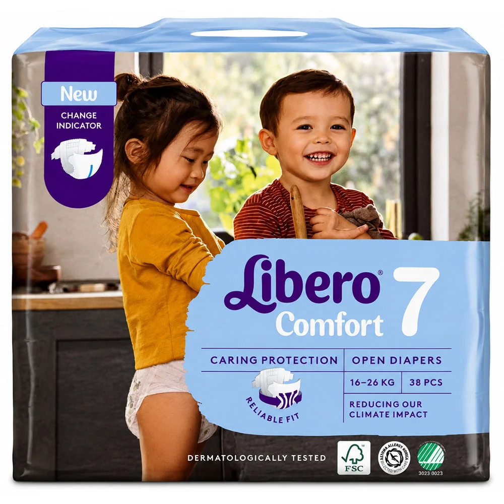Libero Comfort 7 Open Diapers 38 PCS 16-26KG