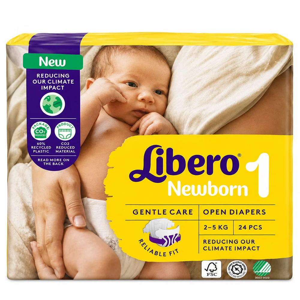 Libero Newborn 1 Diapers 2-5KG 24 PCS