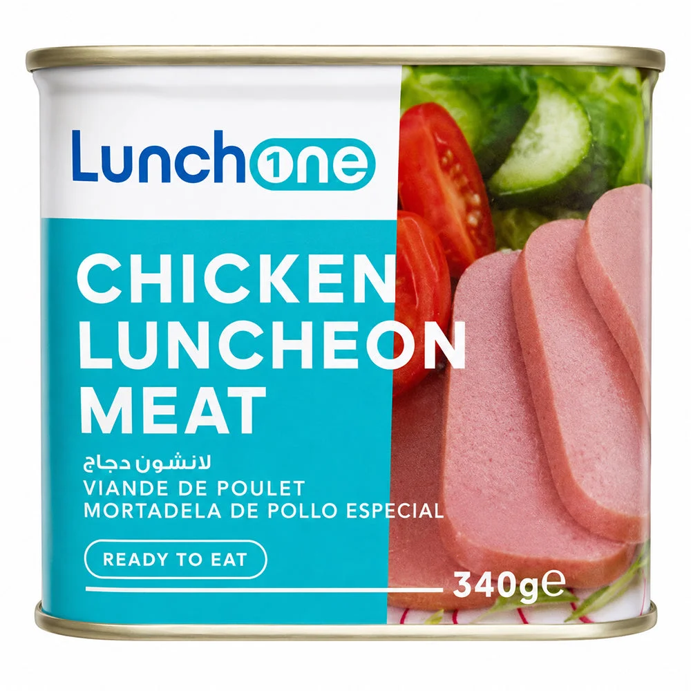 Lunch One Chicken Luncheon Meat Ready to Eat 340g Can