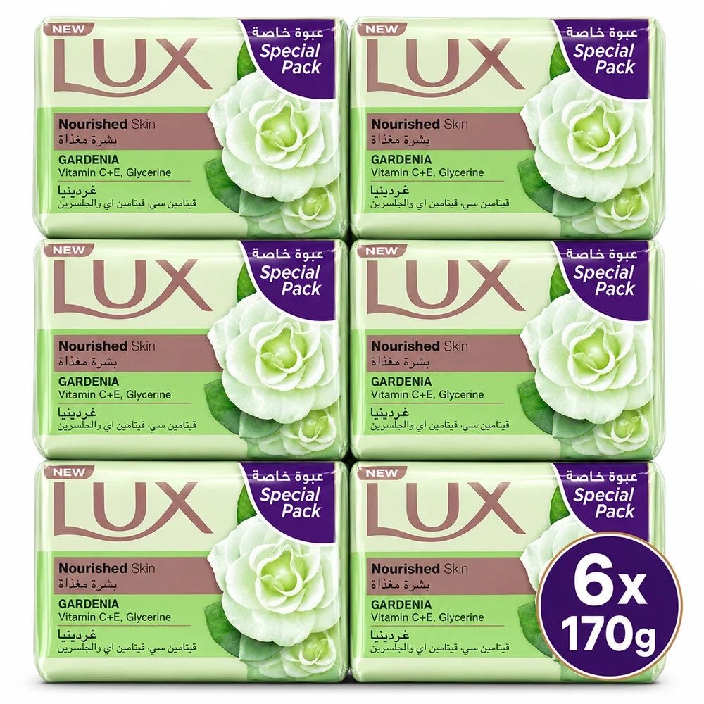 Lux Gardenia Beauty Soap 6 x 170g