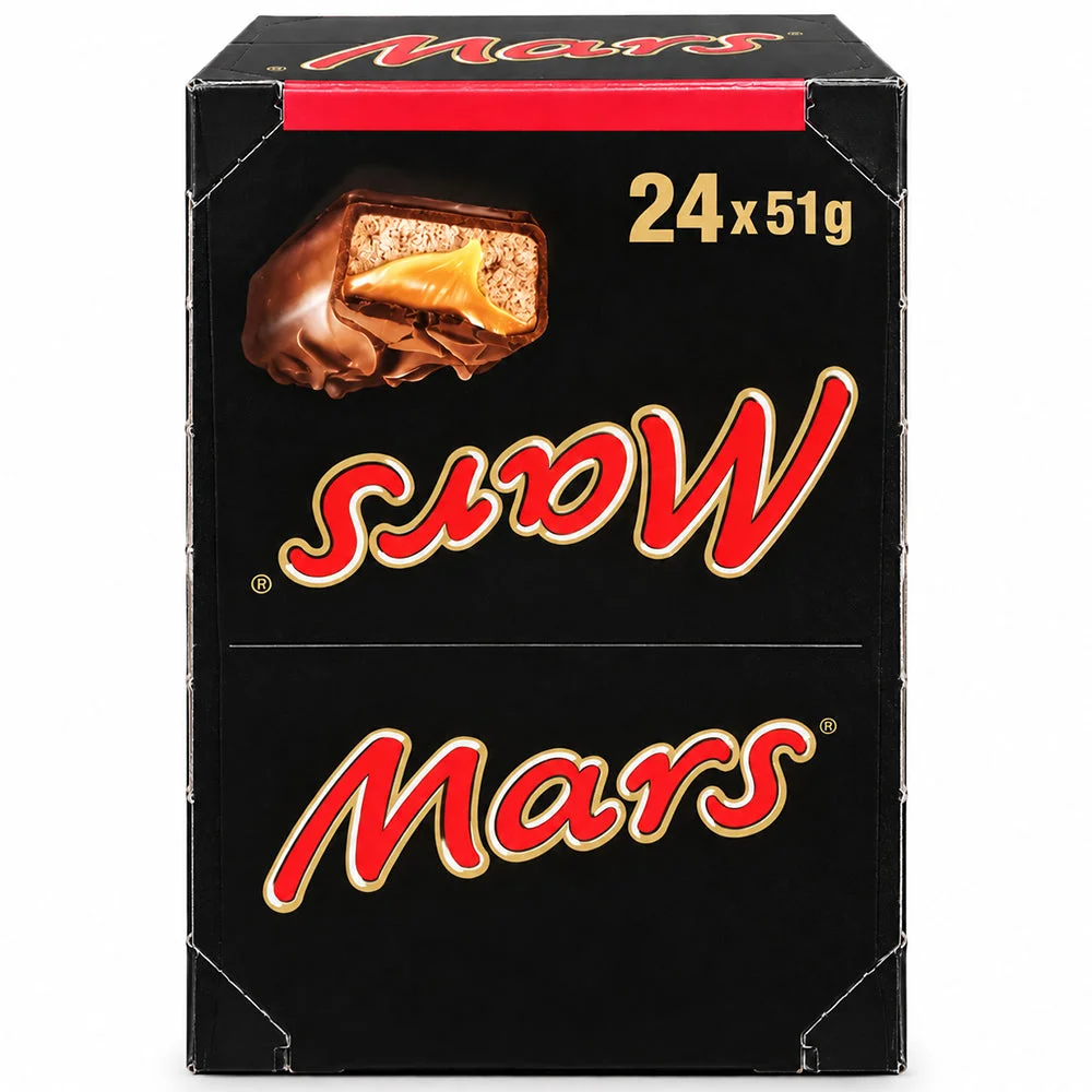 Mars Chocolate Bar with Caramel & Nougat 24×51g