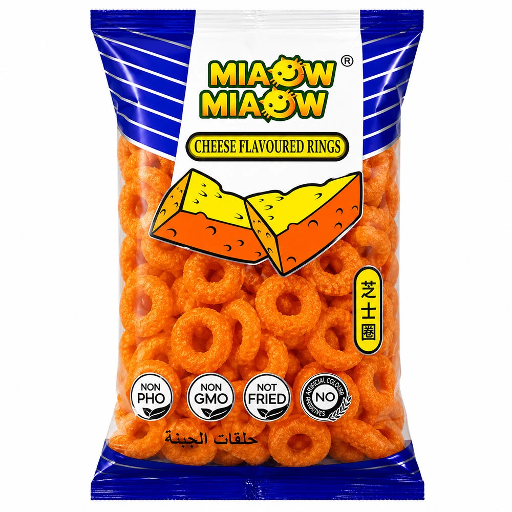 Miaow Miaow Cheese Flavoured Rings 10 x 50g