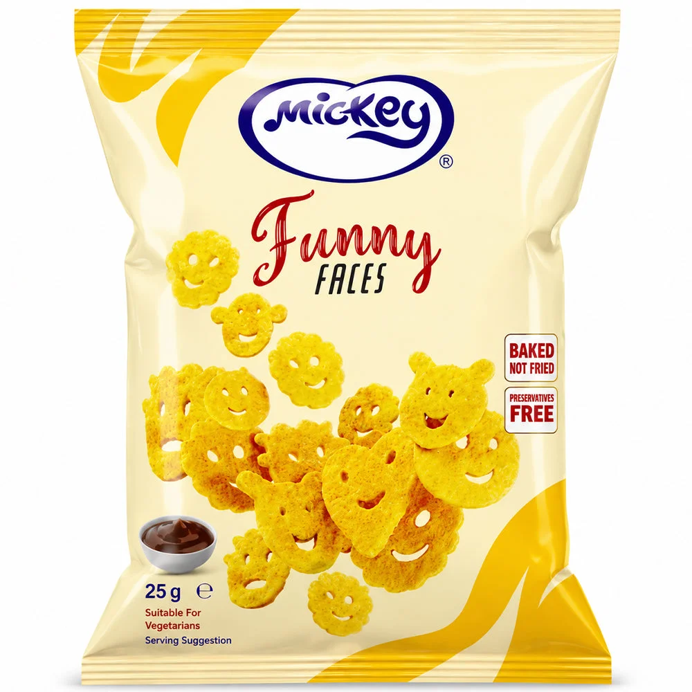 Mickey Funny Faces Corn Snack 25g