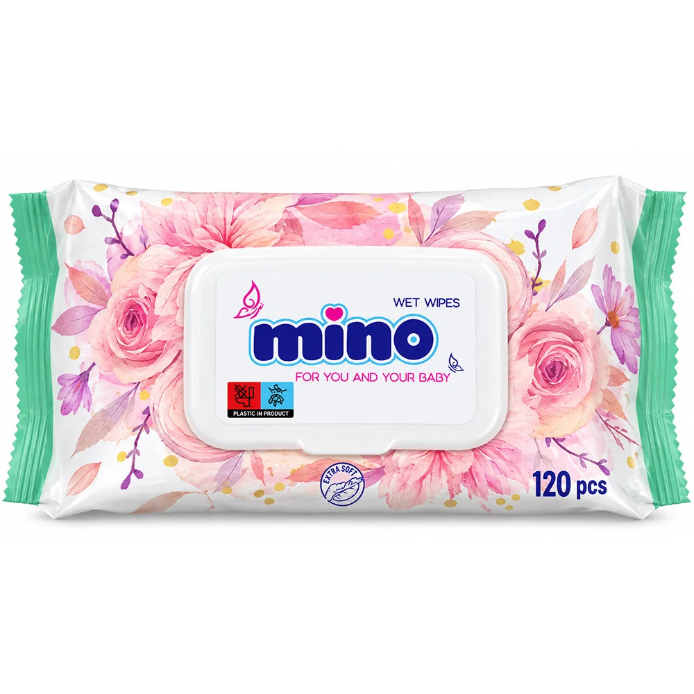 Mimo Soft Wet Wipes for You and Your Baby 120 Pieces