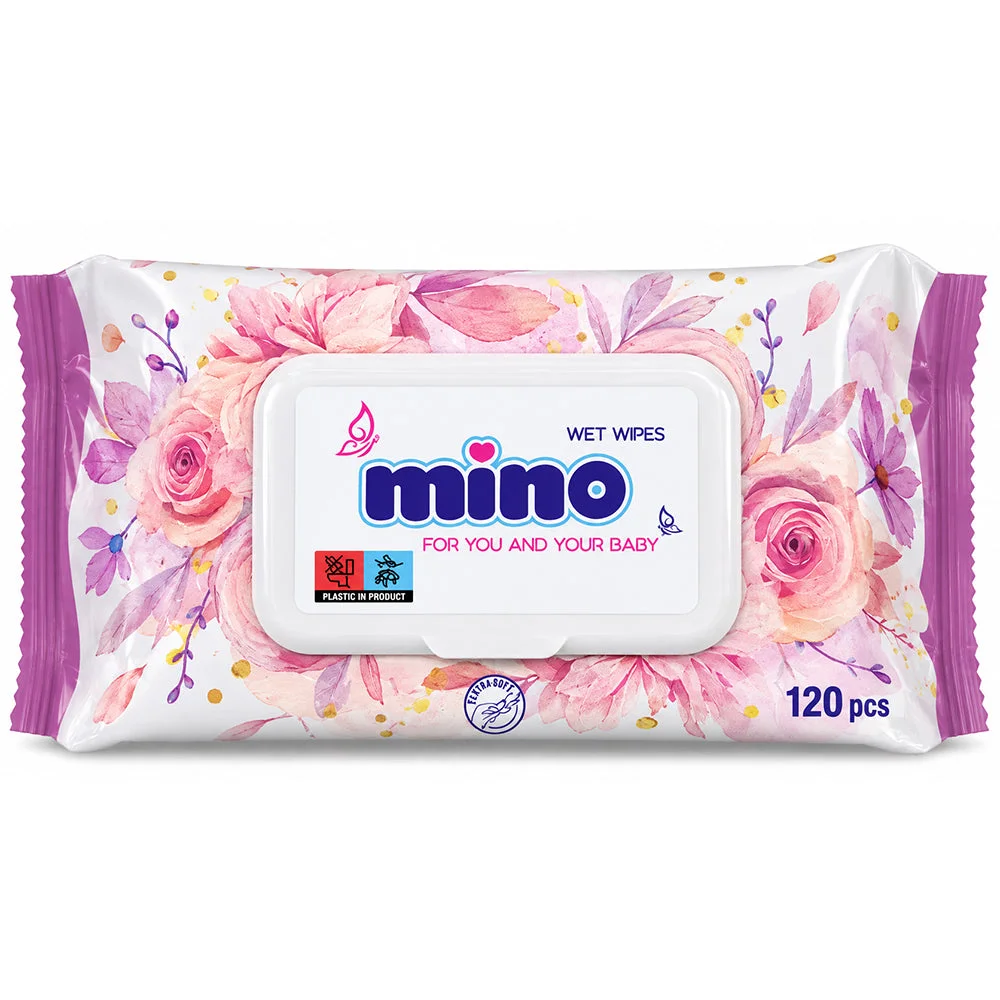 Mimo Extra Soft Wet Wipes for You and Your Baby 120 Pieces