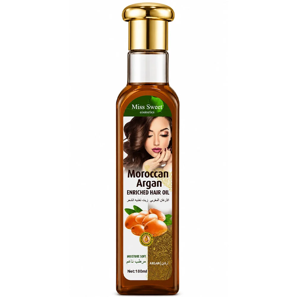 Miss Sweet Moroccan Argan Enriched Hair Oil 180ml