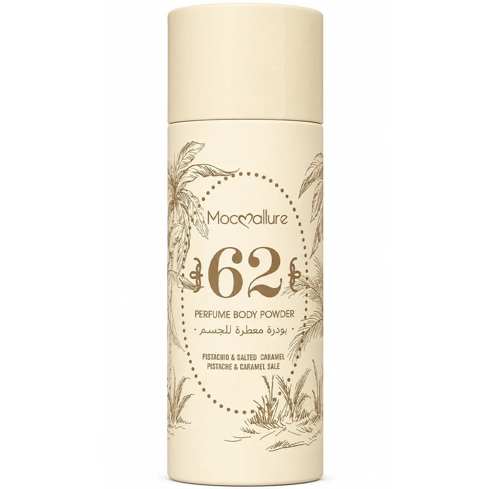 Mocallure 62 Pistachio & Salted Caramel Perfume Body Powder 60g