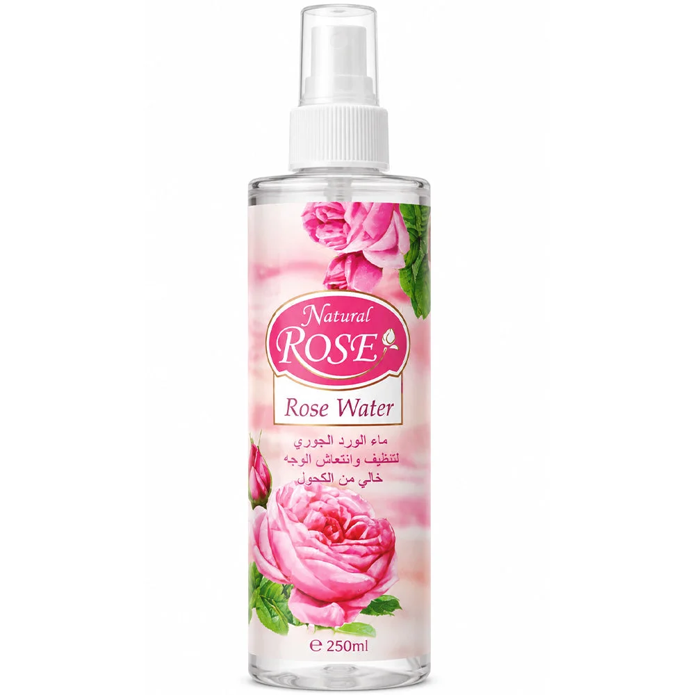Natural Rose Water Facial Spray Alcohol Free 250ml