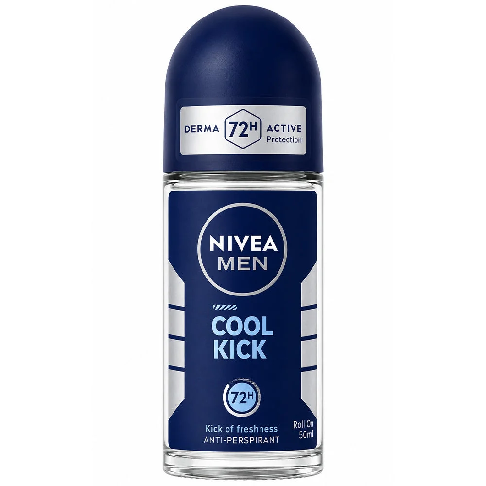 NIVEA Men Cool Kick Roll-On Anti-Perspirant 50ml