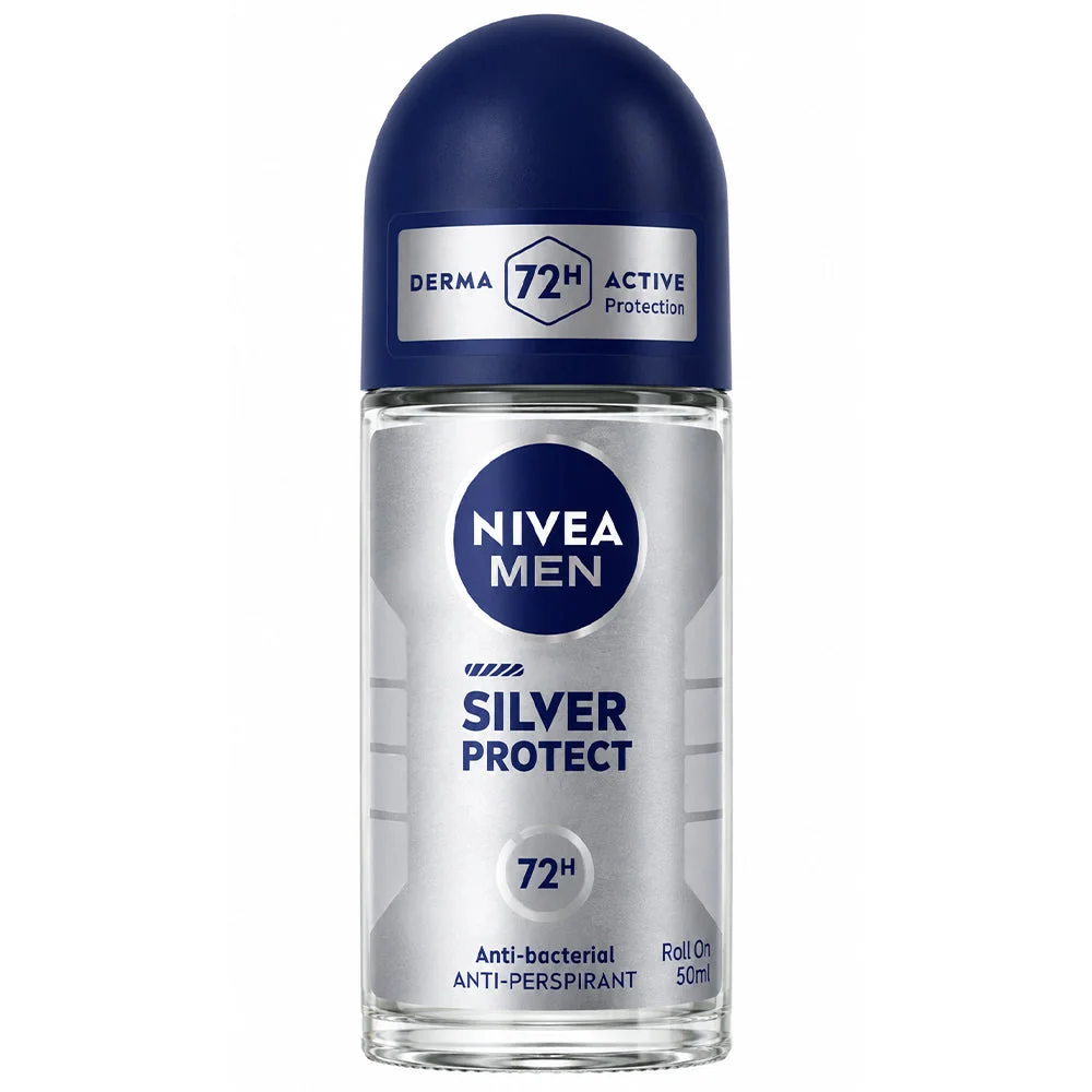 NIVEA Men Silver Protect Roll-On Anti-Perspirant 50ml