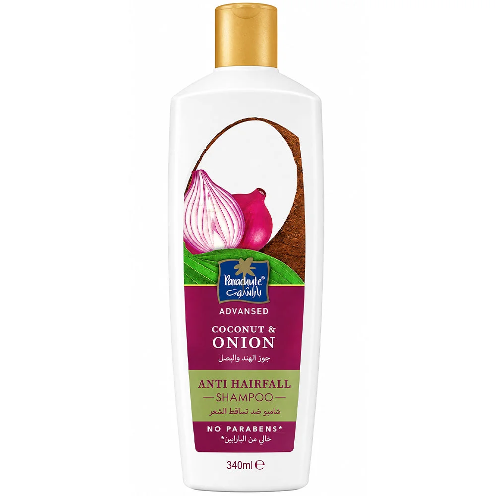 Parachute Advanced Coconut & Onion Anti Hairfall Shampoo – 340ml