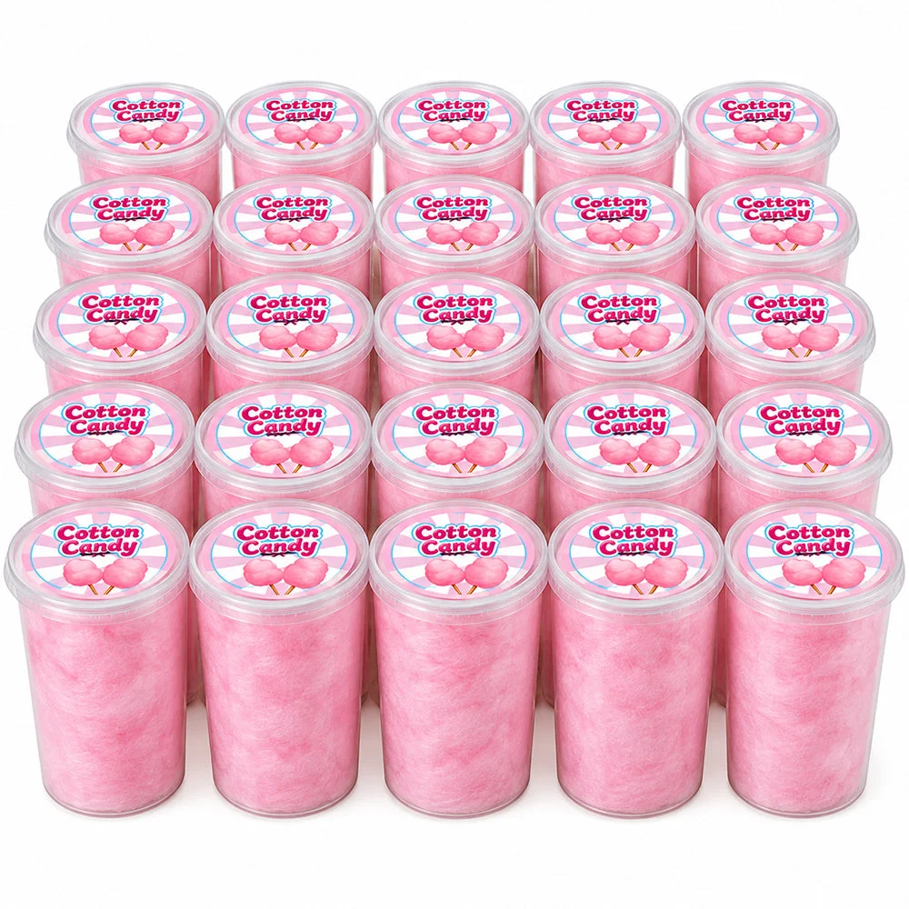 Pink Cotton Candy Cups 25×15g