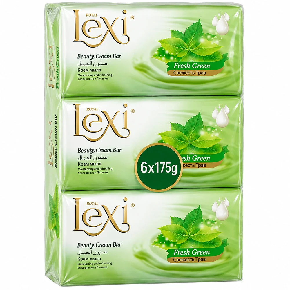 Royal Lexi Fresh Green Beauty Cream Bar 6×175g