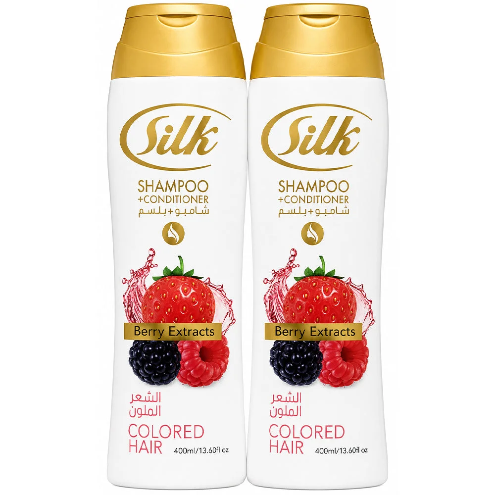Silk Berry Extracts Shampoo + Conditioner for Colored Hair 2x400ml