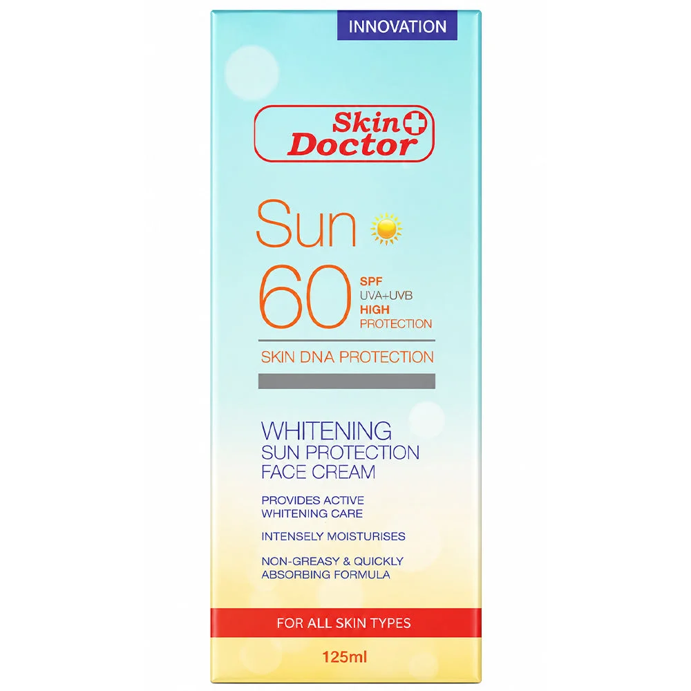 Skin Doctor Sun SPF 60 Whitening Sun Protection Face Cream 125ml