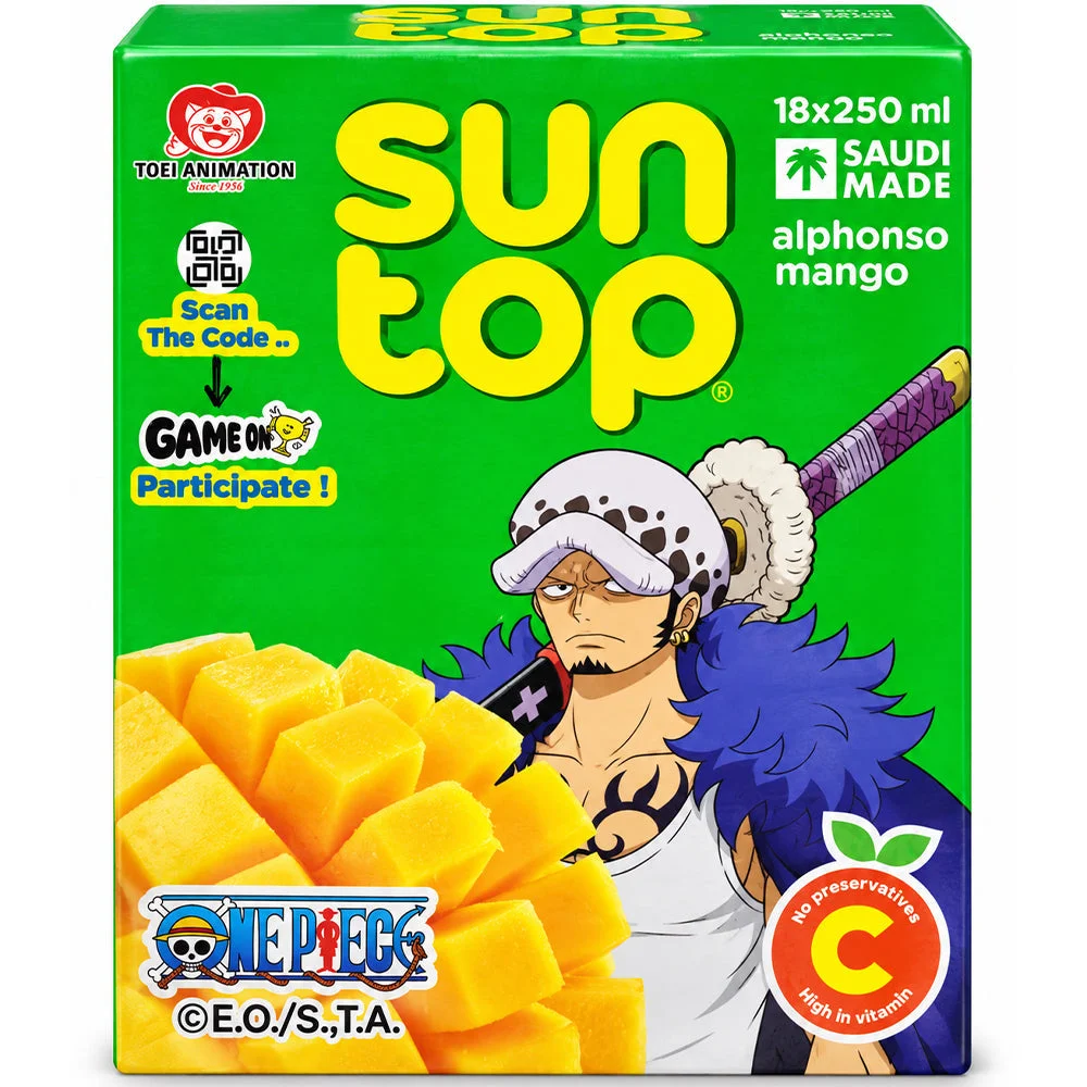 Sun Top Alphonso Mango Drink 18×250ml