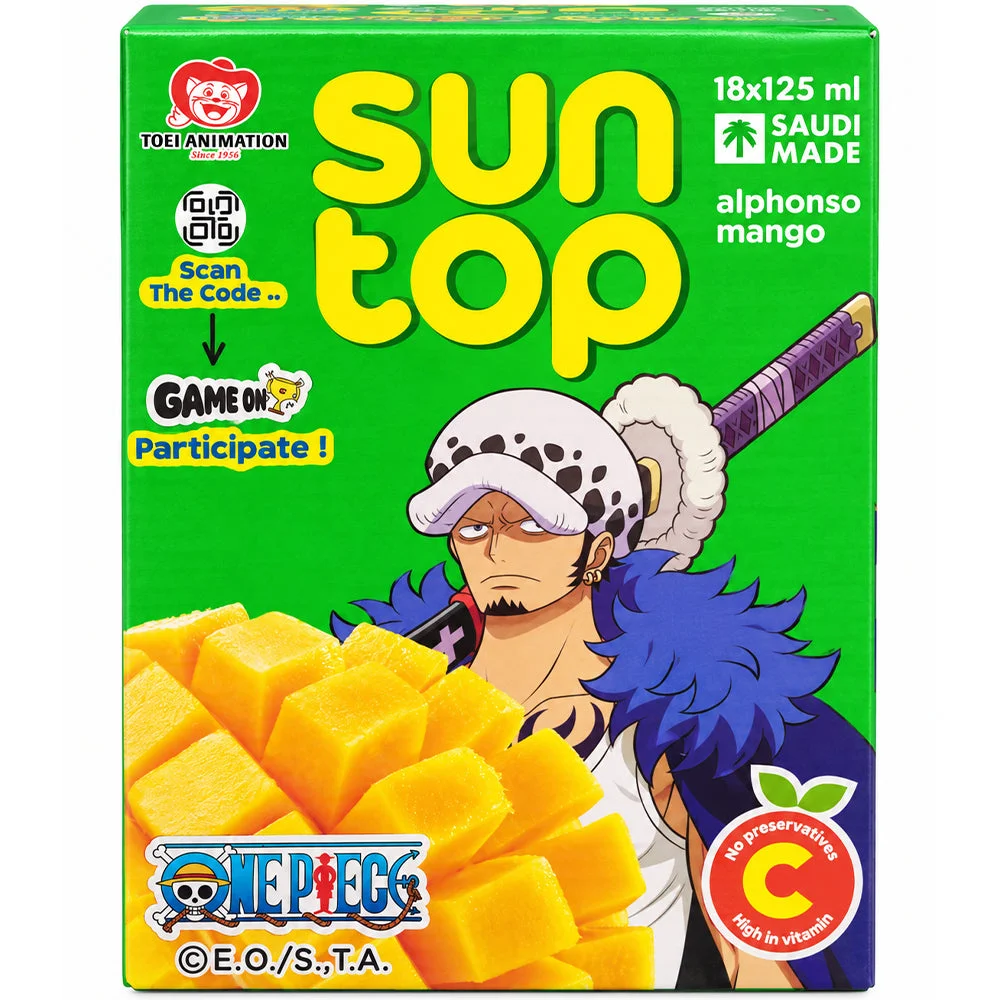 Sun Top Alphonso Mango Fruit Drink 18×125ml