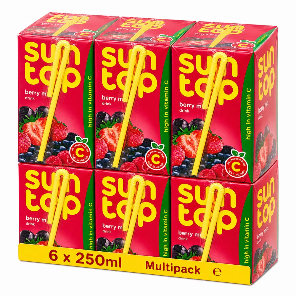 Sun Top Berry Mix Drink 6 x 250ml
