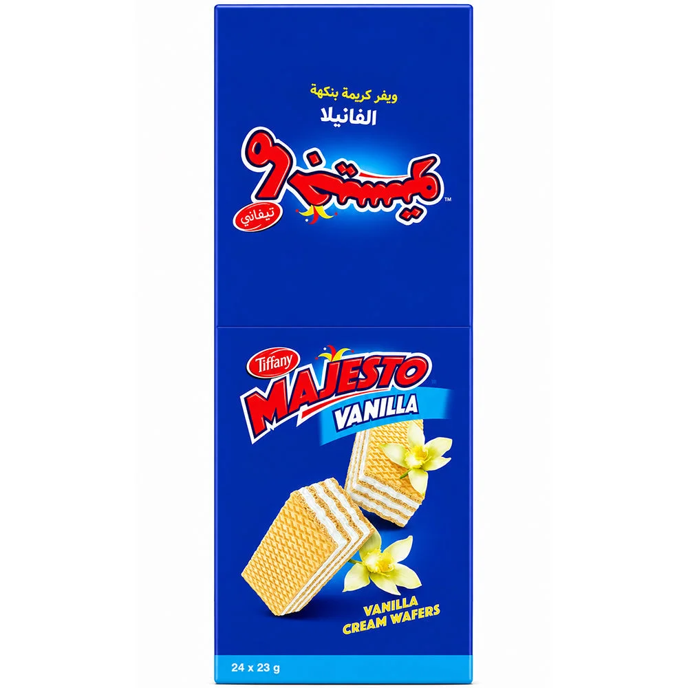 Tiffany Majesto Vanilla Cream Wafers 24 × 23g