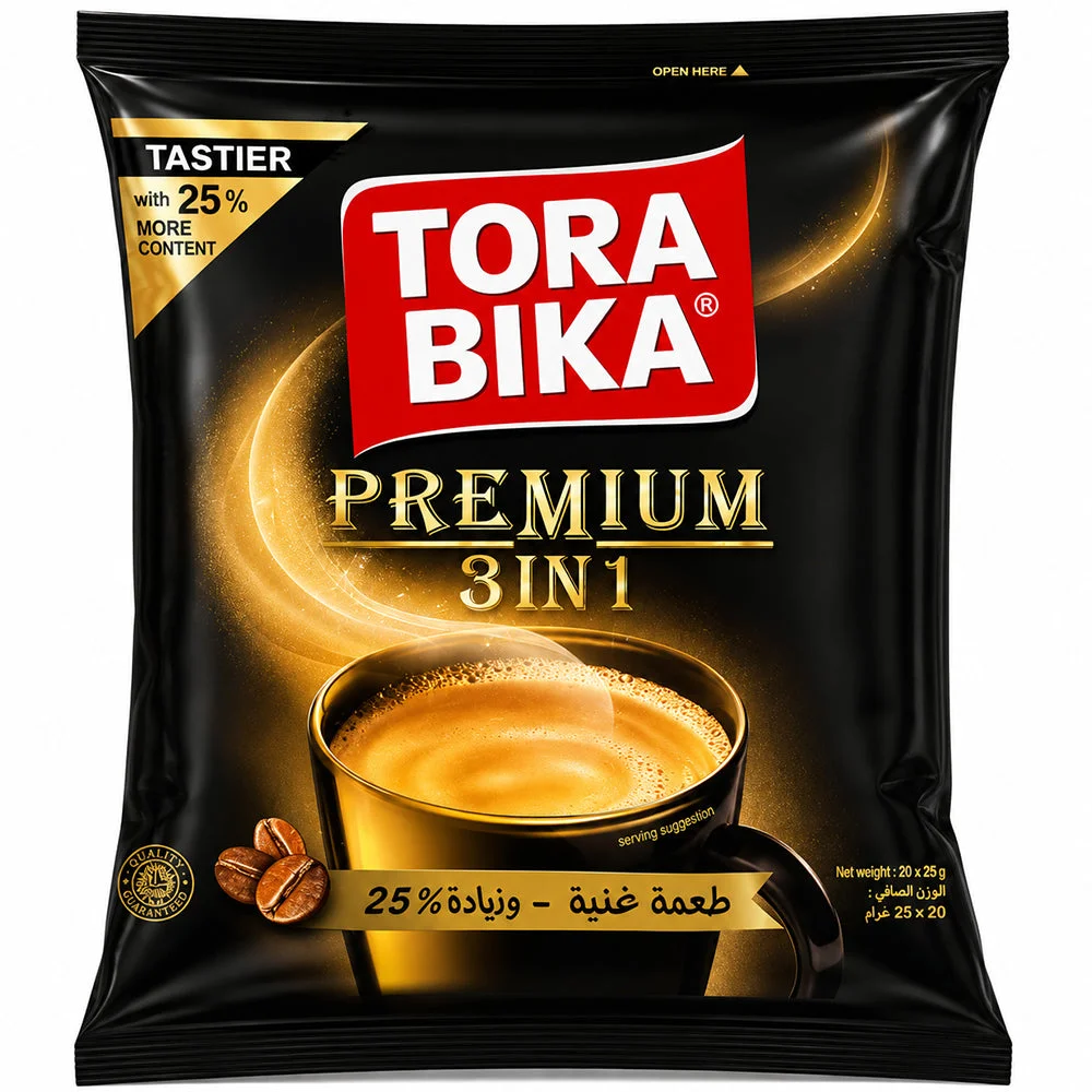 Tora Bika Premium 3 in 1 Instant Coffee 20 x 25g