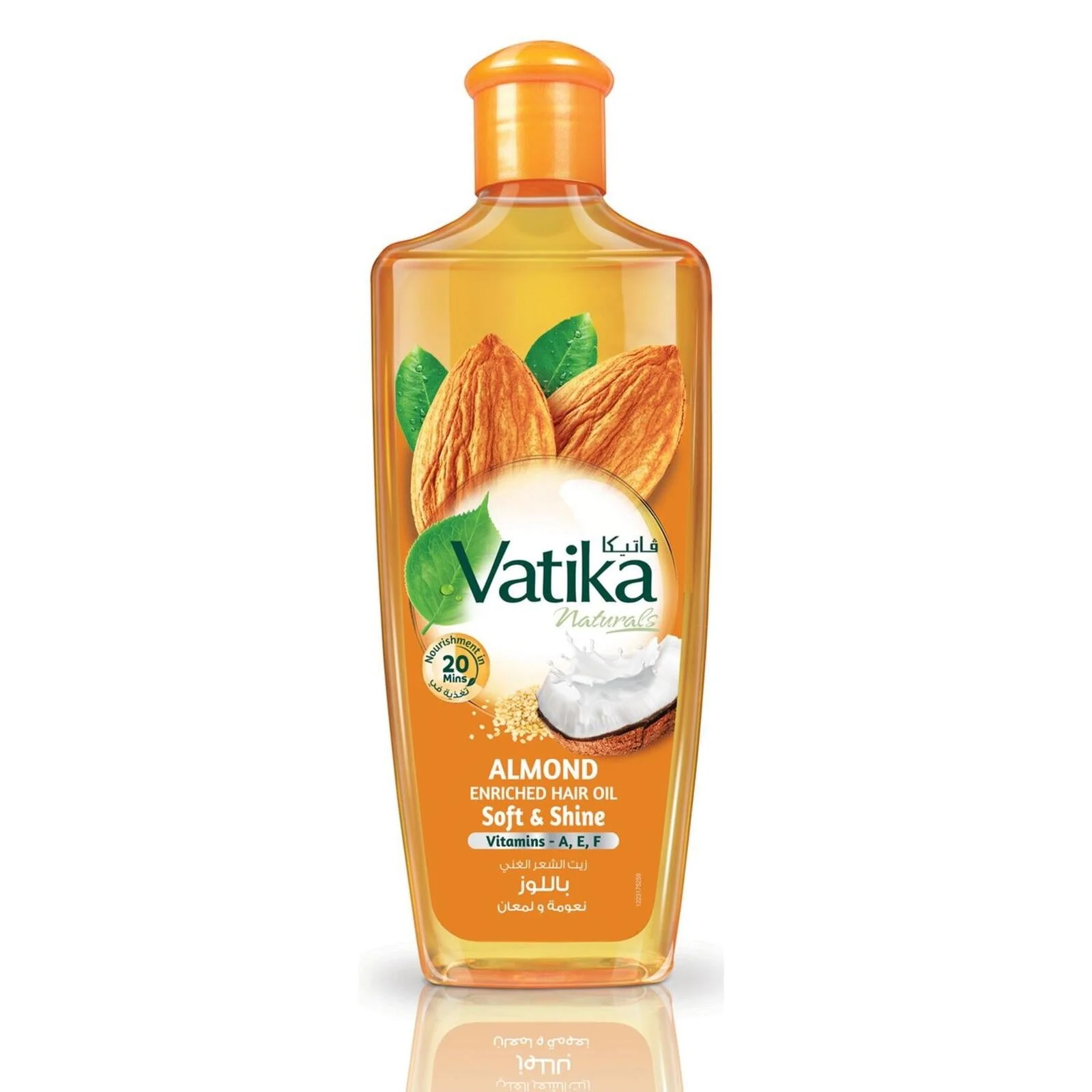 Vatika Naturals Almond Coconut & Sesame Enriched Hair Oil Soft & Shine 300 ml