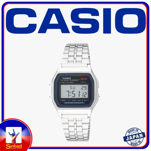 Classic Casio watch Silver made in japan